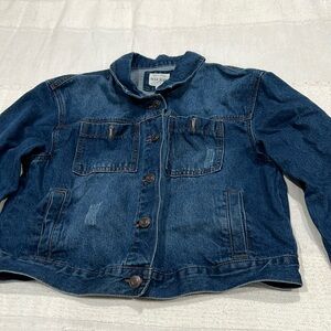 Women’s size medium, jean jacket by wax jean
